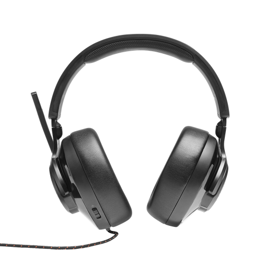 JBL Quantum 300 - Black - Hybrid wired over-ear PC gaming headset with flip-up mic - Back image number null
